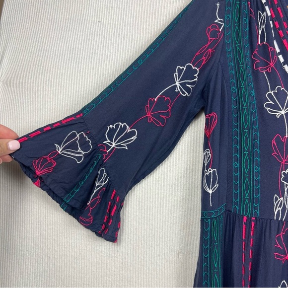 Anthropologie AKEMI + KIN Hailey Embroidered Dress Size 2 - Picture 8 of 16